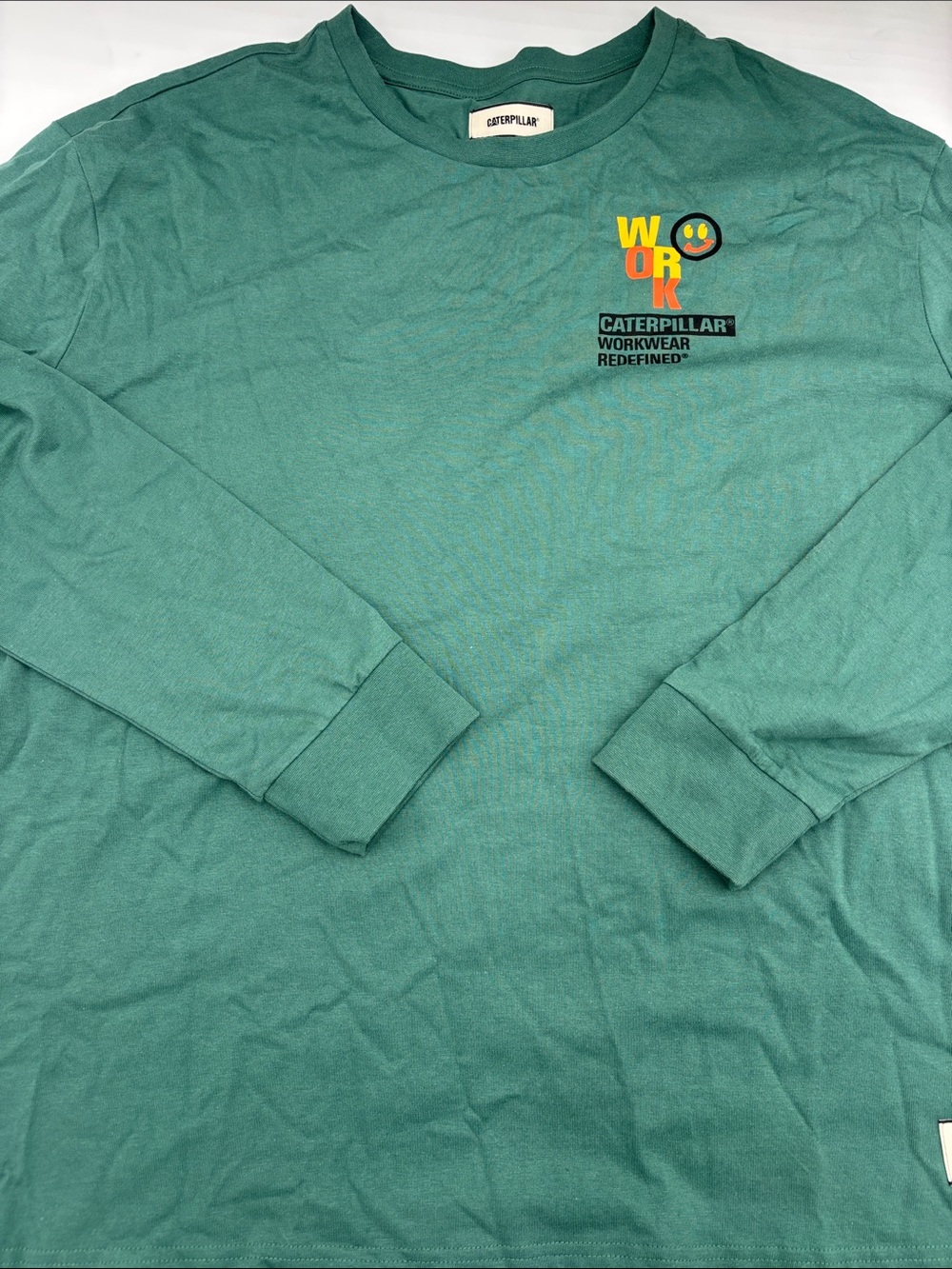 Caterpillar Cotton Long Sleeve Graphic Tee